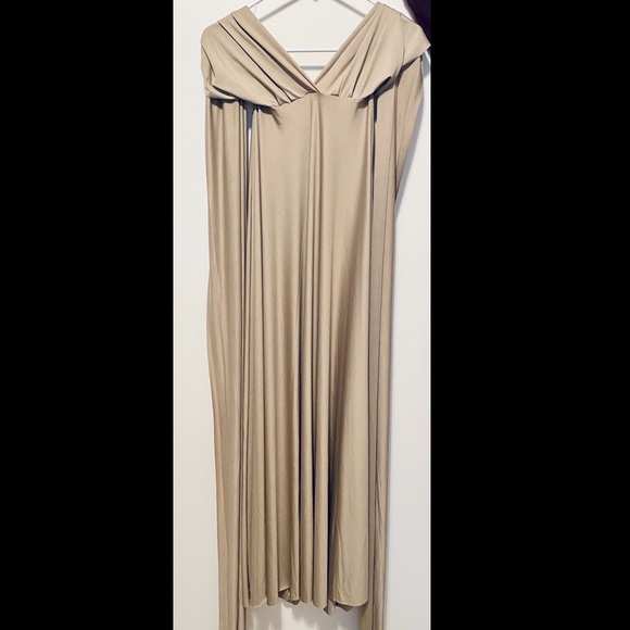 FIVE Taupe Convertible/MultiWay Bridesmaid Dresses - Picture 7 of 8